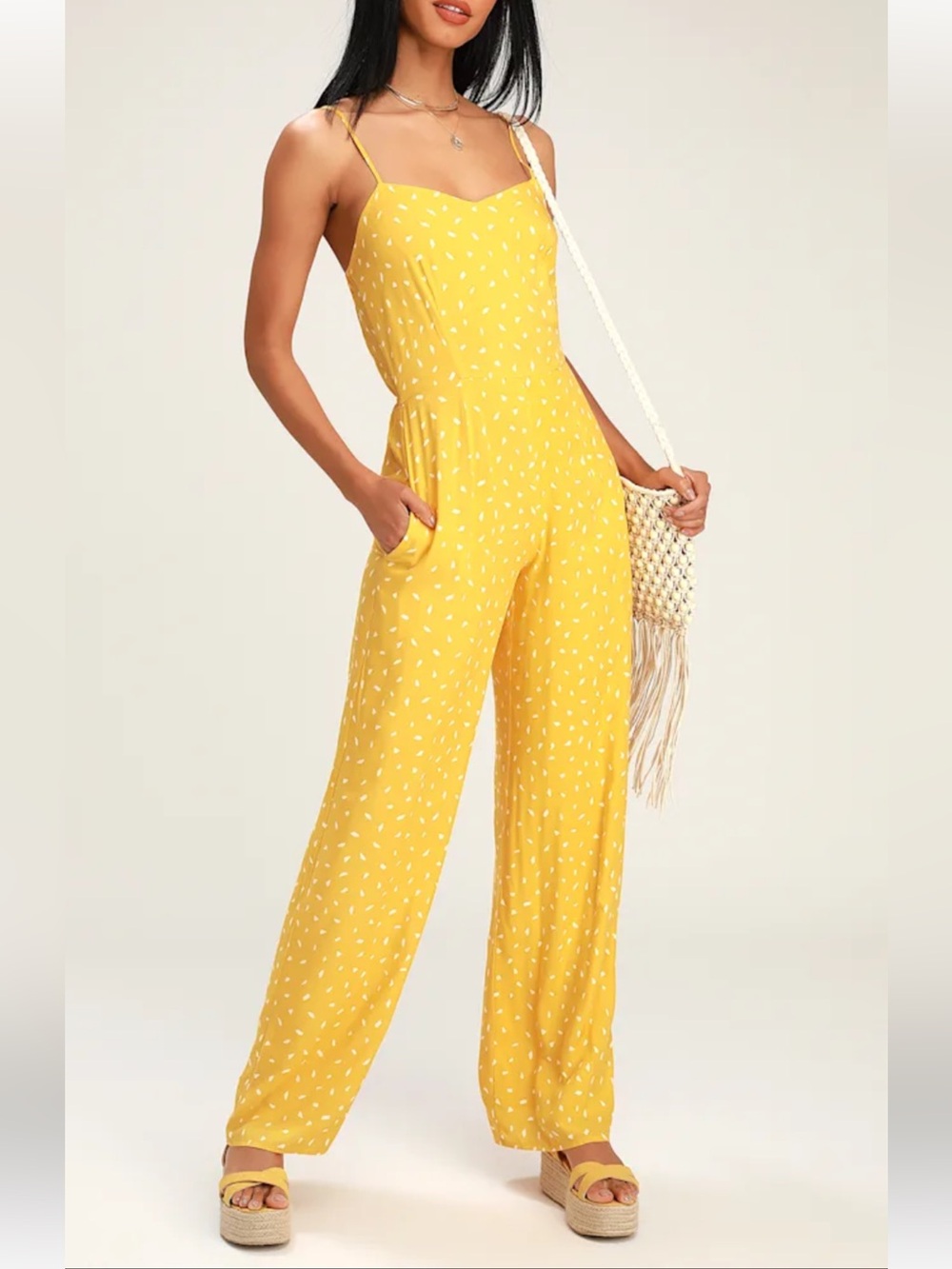 Lulus wide leg jumpsuit women’s small